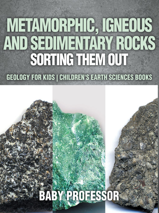 Title details for Metamorphic, Igneous and Sedimentary Rocks --Sorting Them Out--Geology for Kids--Children's Earth Sciences Books by Baby Professor - Available